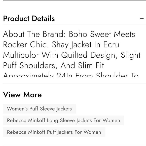 Rebecca Minkoff Shay Jacket - Picture 6 of 6